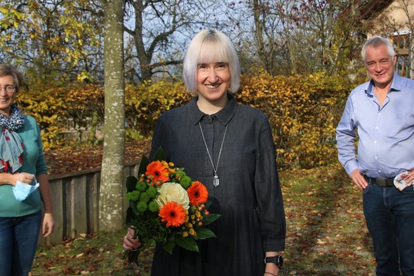 Véronique Coiffet, Bundestagskandidatin Stefanie Auer und Dirk Wildt | Foto: Matthias Weigl
