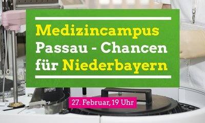 Onlinediskussion "Medizincampus Passau - Chancen für Niederbayern"
