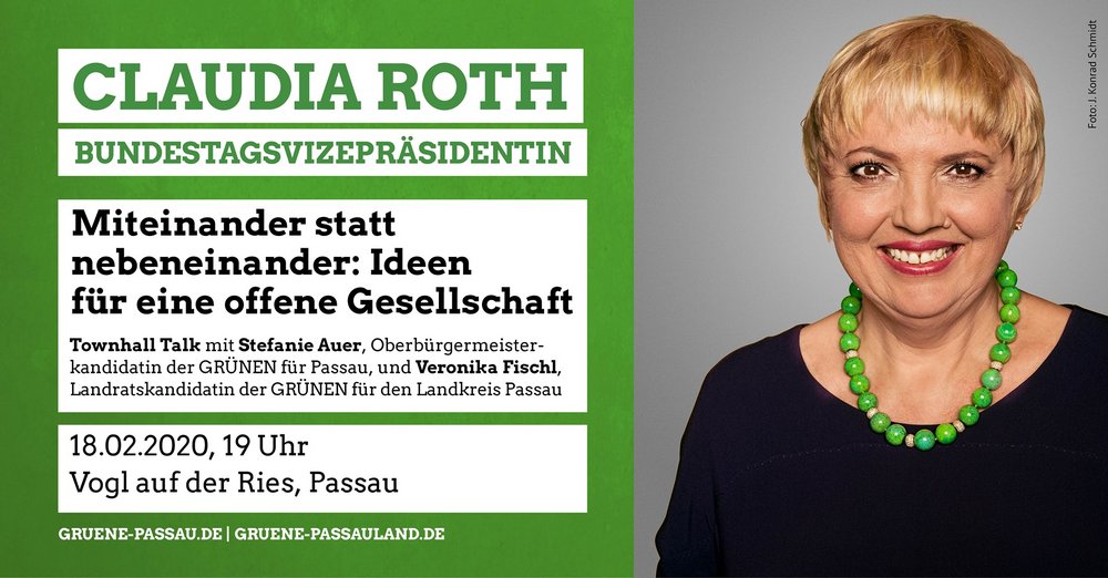 Townhall Talk mit Claudia Roth