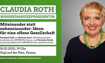 Townhall Talk mit Claudia Roth