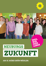 Flyer GRÜNE-Liste Neuburg am Inn