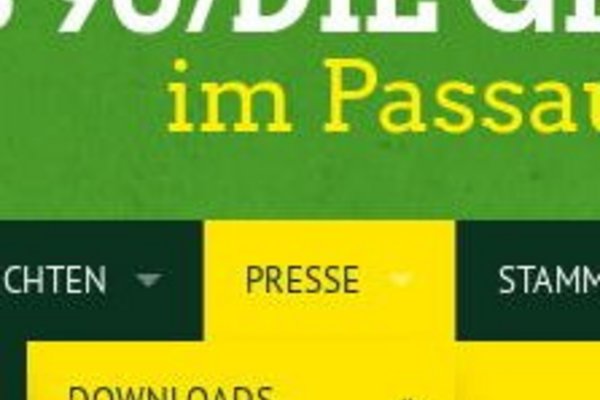 Pressebereich auf gruene-passauland.de