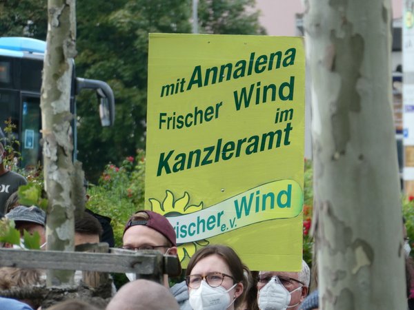 Annalena Baerbock in Passau Foto: Dirk Wildt