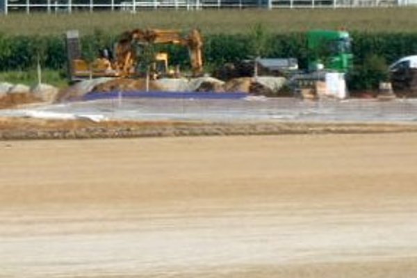 Die Baustelle der Inntal-Gärtnerei in Rothof / Neuhaus am Inn 