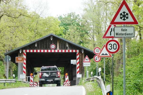 Rottbrücke in Neuhaus am Inn im Landkreis Passau Foto: Wildt