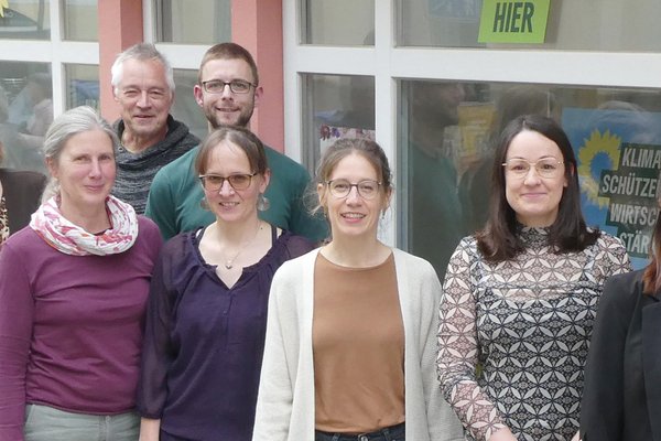 Vorstand Grüne Passau-Land: Sascha Müller, Alexandra Scharinger, Sonja Kessler, Dirk Wildt, Stefan Winklhofer, Simone Rath, Lisa Geiger, Vroni Lippl, Isabel Sicklinger | Foto: E. Hallitzky