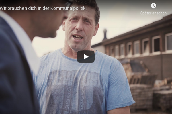 Film: Wir brauchen Dich in der Kommunalpolitik
