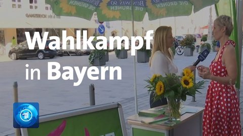 Vor Landtagswahl in Bayern: Grüne im Umfragehoch